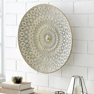 FirsTime & Co. Gold Jubilee Medallion Wall Decor
